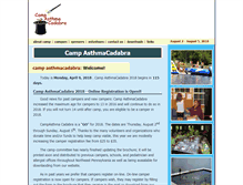 Tablet Screenshot of campasthmacadabra.org